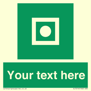 Custom sign safe condition Shipboard general alarm